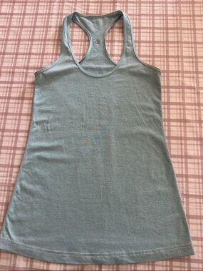 lululemon athletica Seafoam Green Racerback Tank Top